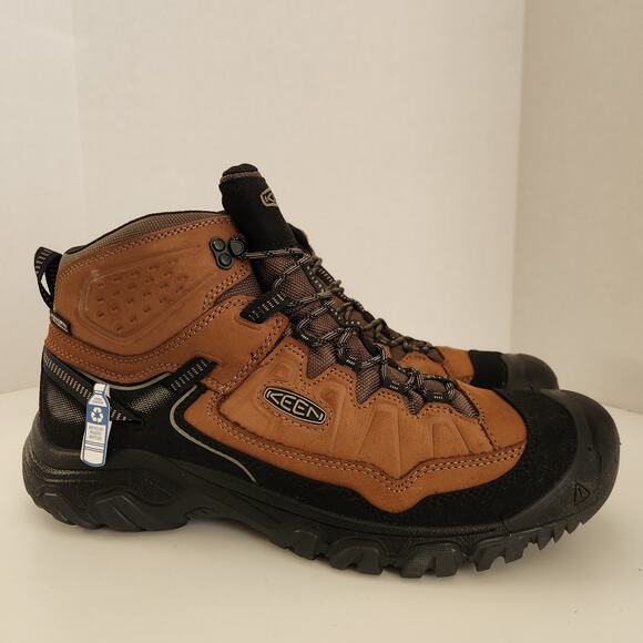 KEEN Men\'s Targhee 4 Mid Height Durable Waterproof Hiking Boots, 15 WIDE main image 6